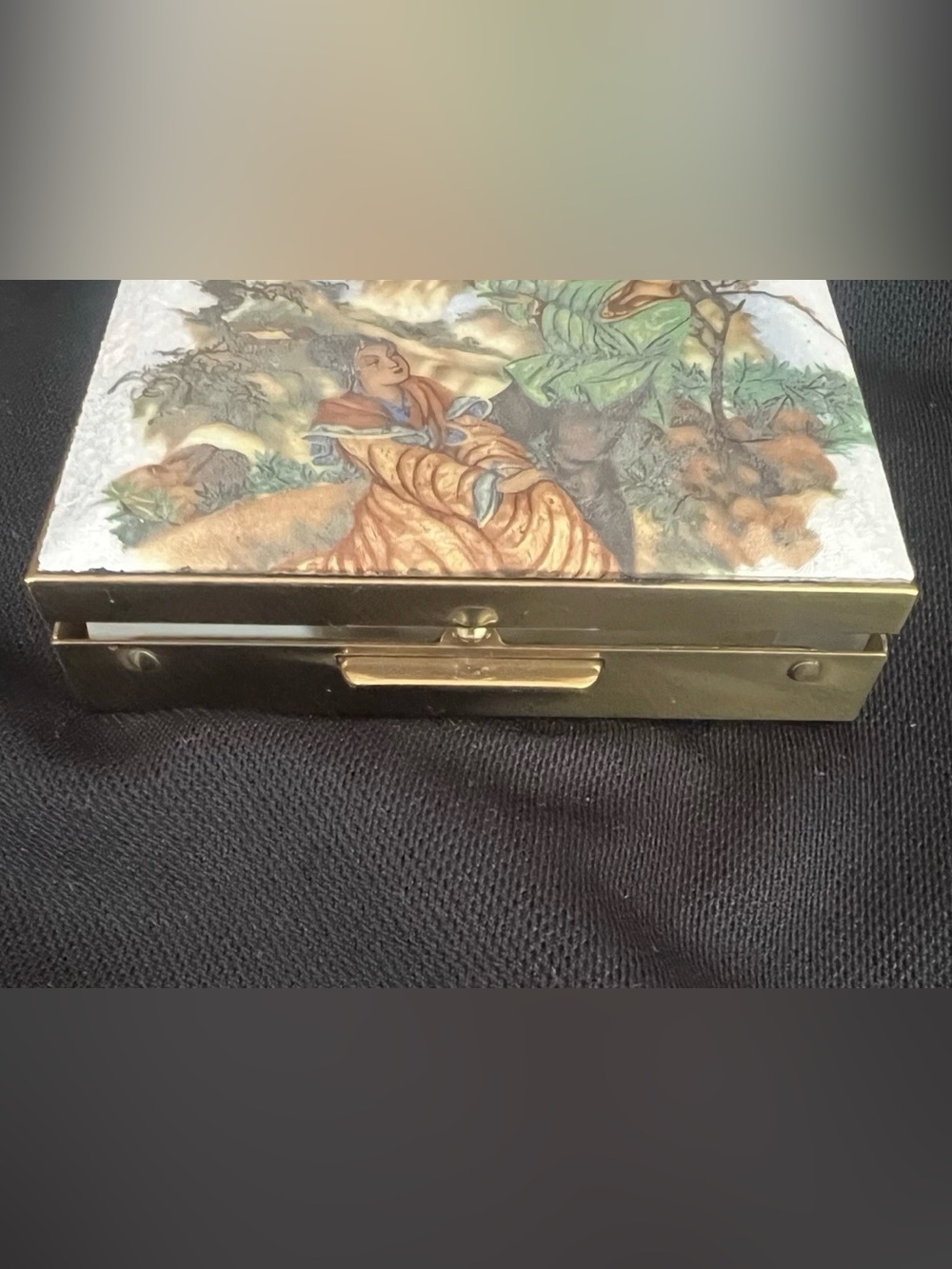 Vintage Pill Compact Container View 2